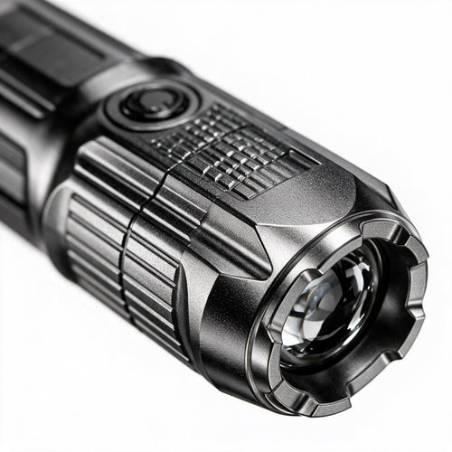 100000 Lumen Tactical USB Rechargeable LED Flashlight